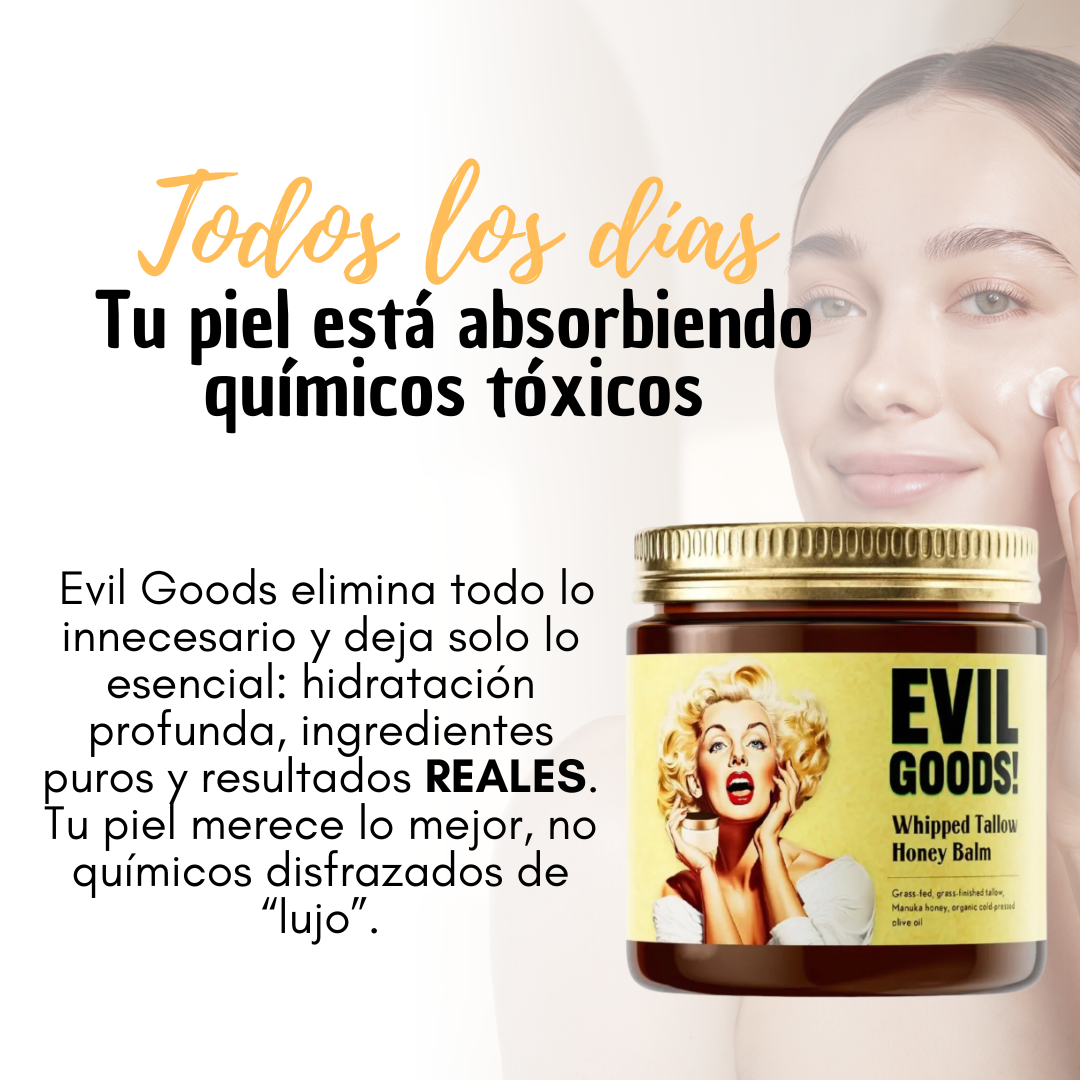 Crema Evil Goods, No más piel seca ni labios agrietados