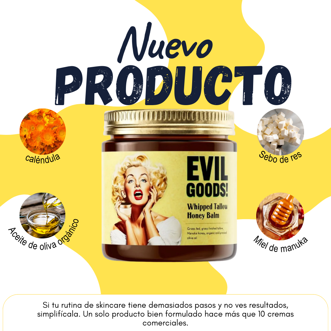 Crema Evil Goods, No más piel seca ni labios agrietados
