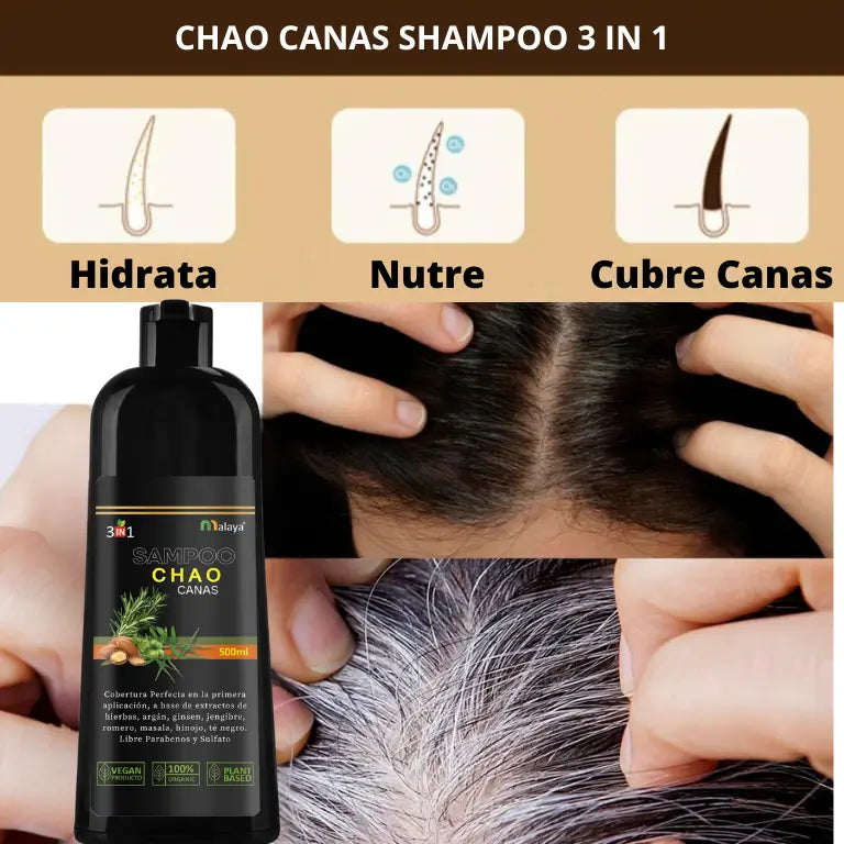 SHAMPOO CHAO CANAS +TRATMIENTO