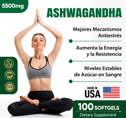 Ashwagandha Americano x100 Cáps.