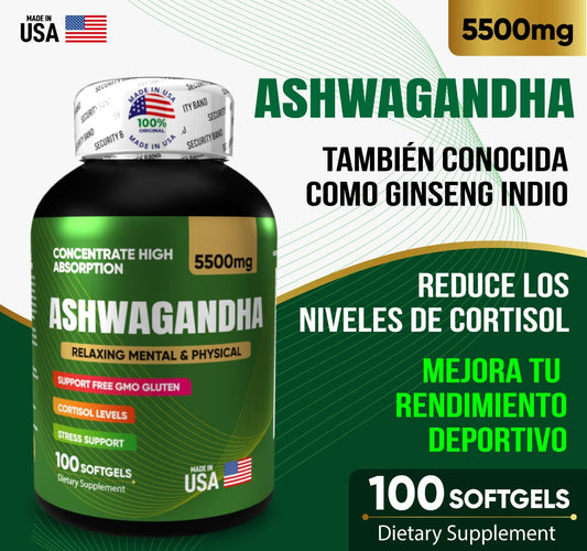 Ashwagandha Americano x100 Cáps.