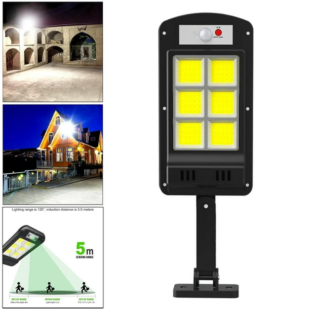 Lampara Led Solar Con Sensor de Movimiento Resistente al Agua