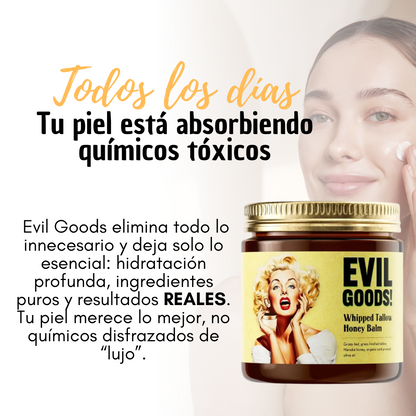 Crema Evil Goods, No más piel seca ni labios agrietados