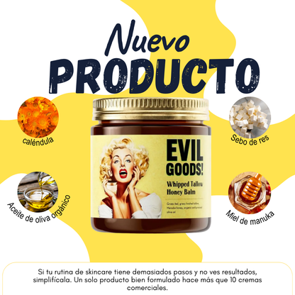 Crema Evil Goods, No más piel seca ni labios agrietados