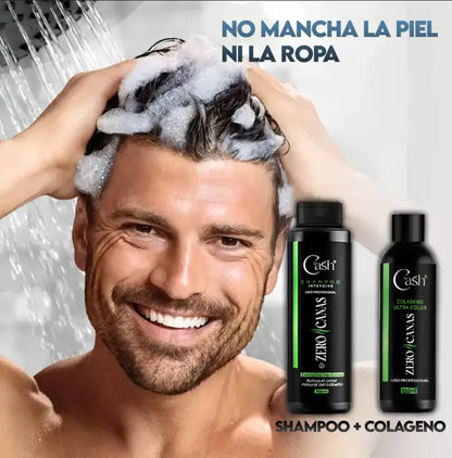 Shampoo Zero Canas + Obsequio Tratamiento colageno