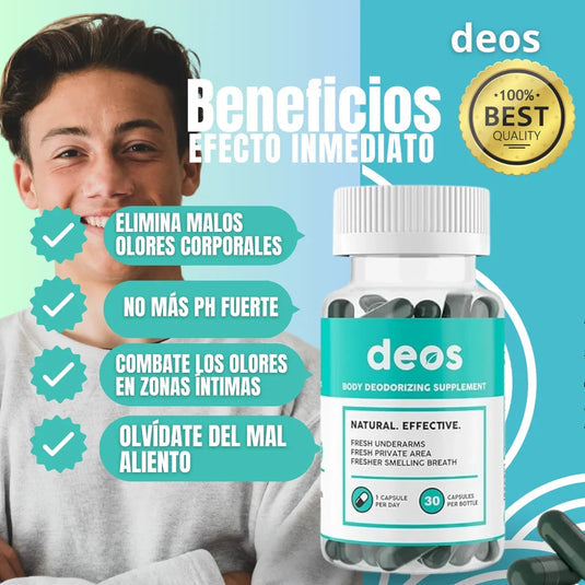 Deos desodorante, quita el mal olor desde adentro