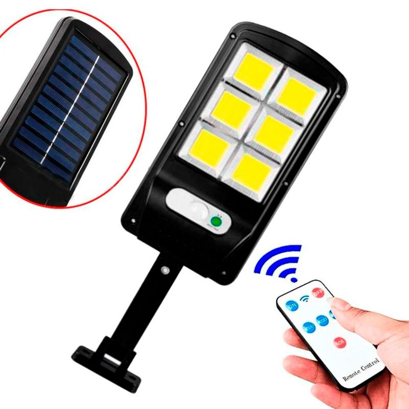 Lampara Led Solar Con Sensor de Movimiento Resistente al Agua